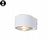 מנורת קיר מוגן מים כפול אפ דאון LED CCT בודד בשחור ולבן דגם ארמון