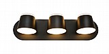 ספוט קיר שלישיה LED 21W לבן/שחור ספוט קיר שלישיה LED 21W לבן/שחור