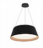 שמשיה תלוי LED 36W לבן +עץ/שחור+עץ